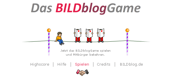 Das BILDblog.Game - BILDblogger werden, verblendete Mitbürger bekehren und Dikmän besiegen. Ein ganz normaler Tag im Leben eines BILDbloggers.